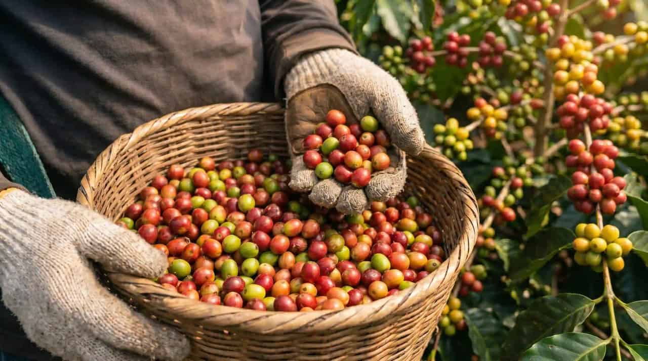 Coffee plantation landscape
